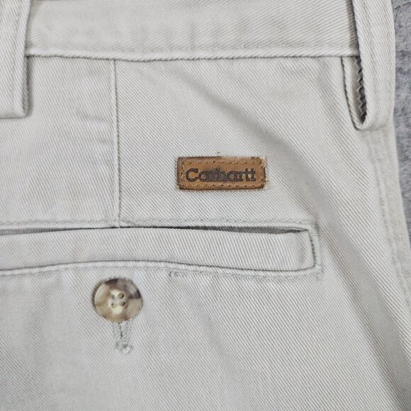Carhartt‎ Men's Khaki Chinos Pants 40x32 (ACTUAL 39x30) 100% Cotton Slacks SPOT - Picture 15 of 15